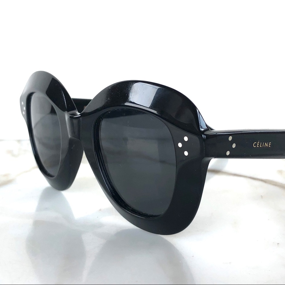 Amazing Celine Sunglasses Black Chunky